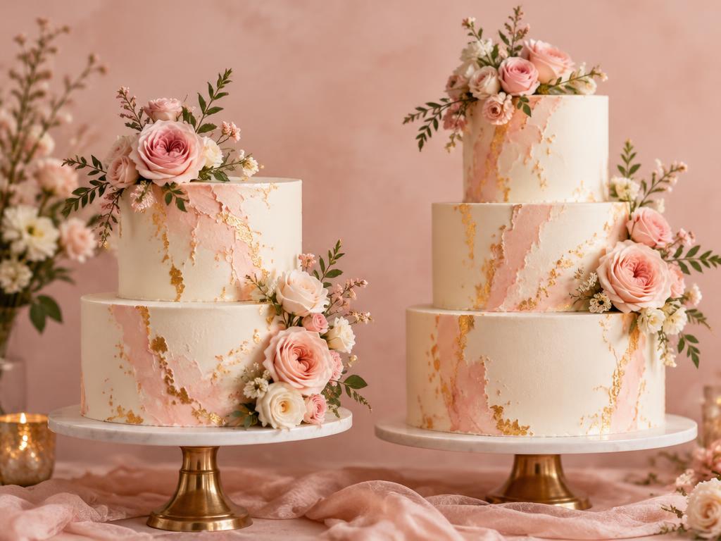 Kit de Pasteles de Boda de 2 y 3 Pisos