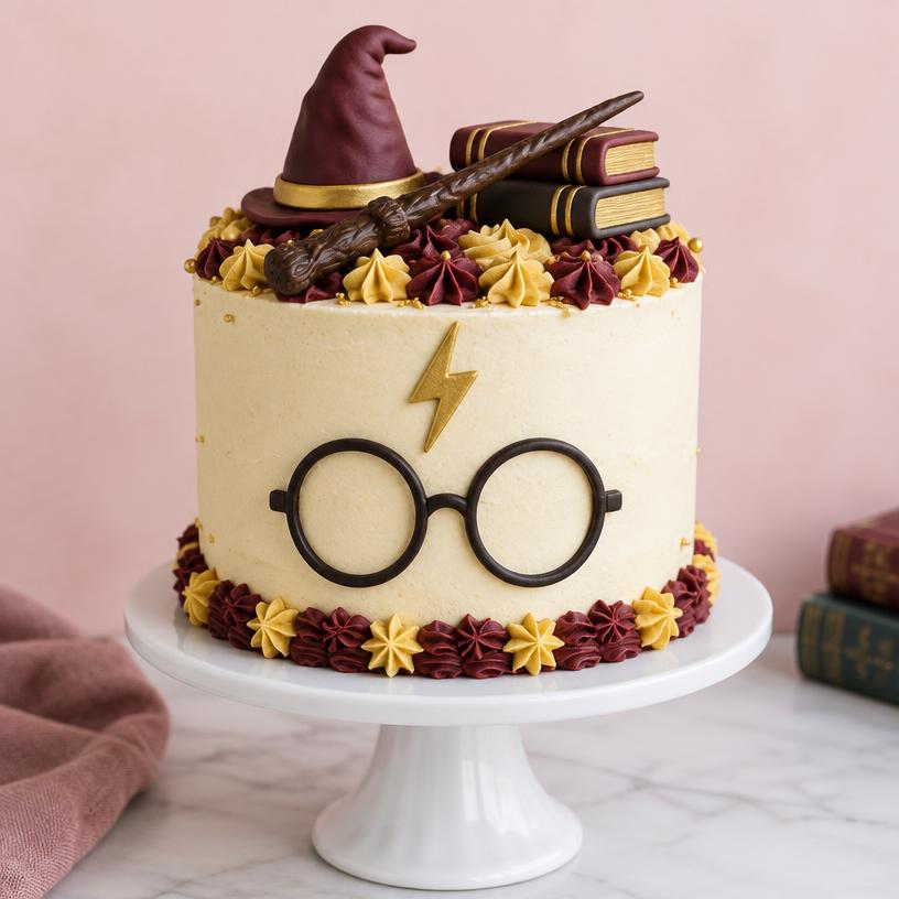 Decoración Pastel Harry Potter